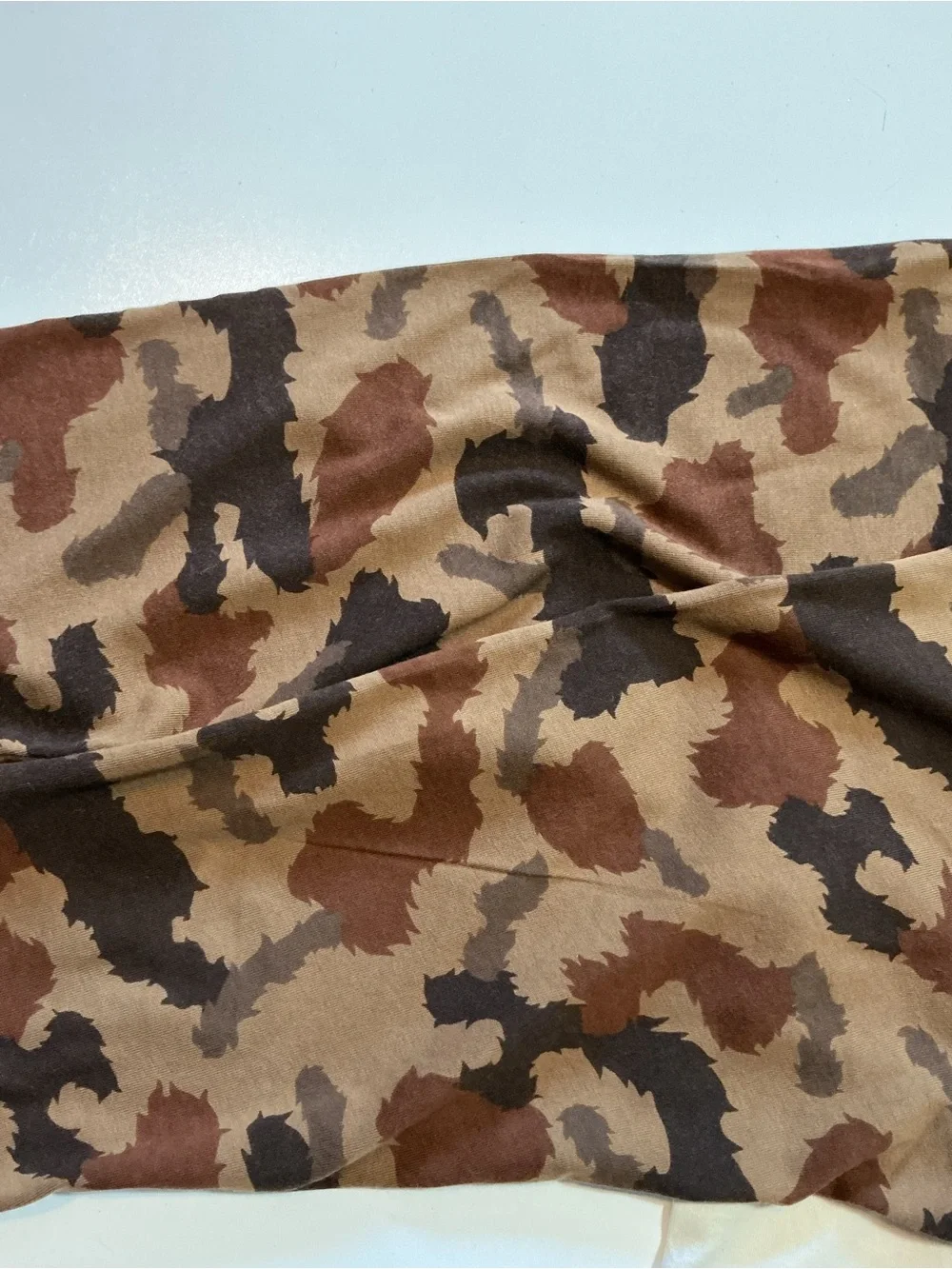 Nike X Poler Camouflage SB Skateboarding Snake 3/4 Henley Baseball T-Shirt